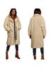 Free People 100% Polyester Solid White Coat Size M - photo 13