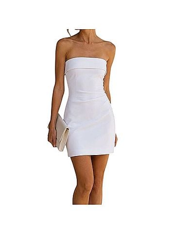 Babaton FigureKnit Eyecatcher Mini Cocktail Dress (view 1)