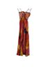 Alexia 100% Silk Multi Color Cocktail Dress Size 2X - photo 2