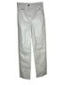 Wilfred 100% Polyurethane 100% Polyester White Ivory Faux Leather Pants Size 2 - photo 1