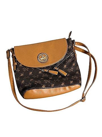 Beverly Hills Polo Club Monogram Flap Crossbody Crossbody Bag (view 1)