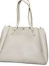 Nanette Lepore Solid White Leather Tote One size - photo 3