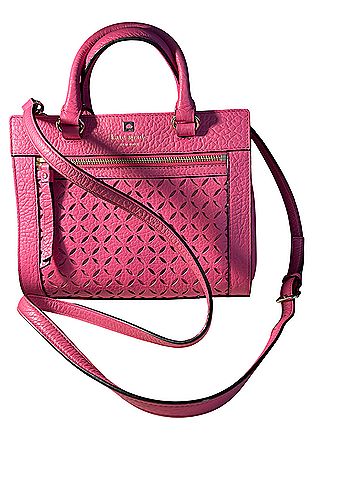 Kate Spade New York Perri Lane Romy Pink Leather Satchel (view 1)