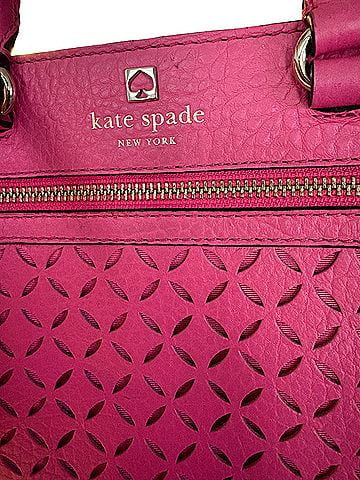 Kate Spade New York Perri Lane Romy Pink Leather Satchel (view 2)