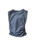 Zara Stripes Blue White Short Sleeve Blouse Size M - photo 2