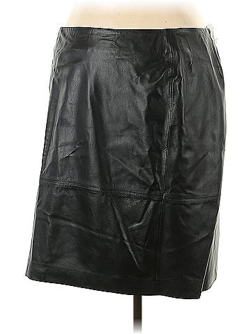 Talbots Talbots Faux Leather Skirt (view 2)
