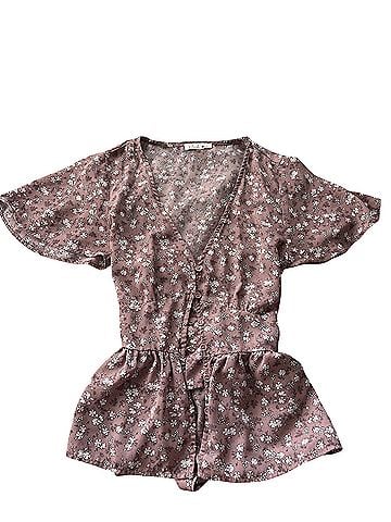 Blush Short Sleeve Blouse (view 1)