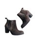 Nine West 100% Suede Brown Ankle Boots Size 8 - photo 1