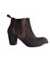 Nine West 100% Suede Brown Ankle Boots Size 8 - photo 2