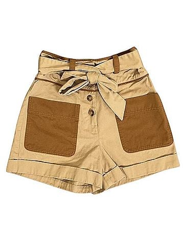 Sézane Emil Khaki Shorts (view 1)