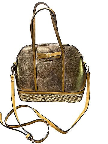 Verde & Mela Leather Satchel (view 1)