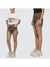R13 100% Cotton Leopard Print Brown Black Multi Color Shorts Size 27 waist - photo 9