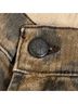 R13 100% Cotton Leopard Print Brown Black Multi Color Shorts Size 27 waist - photo 8