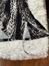 Soma Animal Print Black Gray White Long Sleeve Jersey Size L - photo 10