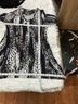 Soma Animal Print Black Gray White Long Sleeve Jersey Size L - photo 7