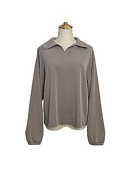 Lululemon Athletica Softstreme Pique Oversized Long-Sleeve Polo Shirt Polo (view 1)