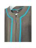 MING WANG 100% Acrylic Color Block Brown Teal Cardigan Size S - photo 10