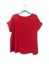 Entro Red Short Sleeve Blouse Size M - photo 2