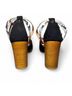 Halogen Snake Print Black Brown White Heels Size 8 1/2 - photo 5