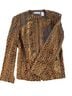 Alfred Dunner 100% Polyester Animal Print Brown Blazer Size 8 (petite) - photo 1
