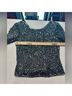Patra 100% Polyester Gray Long Sleeve Henley Size 8 - photo 7