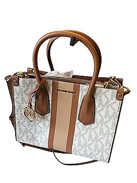 Michael Kors Center Stripe Satchel (view 1)