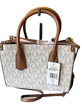 Michael Kors Center Stripe Satchel (view 2)