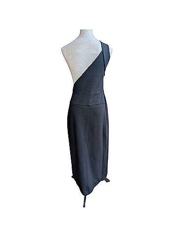 Sarah Pacini One Shoulder Wrap Panel Maxi Dress Casual Dress (view 2)