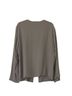 Eileen Fisher Silk Georgette Roundneck Jacket with Front Clasp Jacket - photo 2