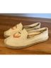 Soludos 100% Canvas Graphic Tan Ivory Flats Size 7 - photo 5