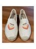Soludos 100% Canvas Graphic Tan Ivory Flats Size 7 - photo 4
