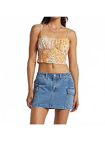 Billabong So Simple Top in Yellow (view 2)