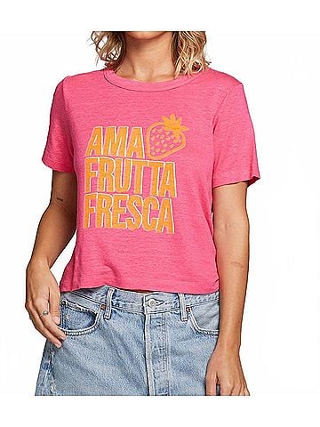 Chaser Women's Frutta Fresca Top in Raspberry (view 2)