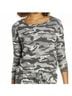 Chaser Camo Green Camouflage Print Cozy Pullover in Multi Size S - photo 2