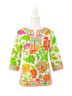 Gretchen Scott Designs White Glorious Split Neck Tunic in Multi Bright Size XS - photo 1
