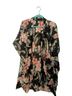 Do Everything in Love Floral Black Pink Green Yellow Kimono One size - photo 1