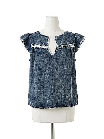 Rails Tafia Top in Classic Blue (view 1)