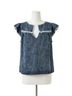 Rails Solid Blue Tafia Top in Classic Blue Size XS - photo 1