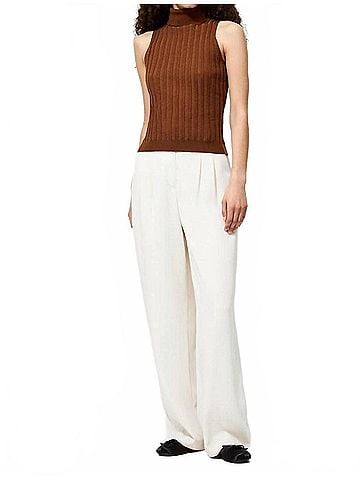 French Connection Turtleneck Tank Sweater in Brown (view 2)