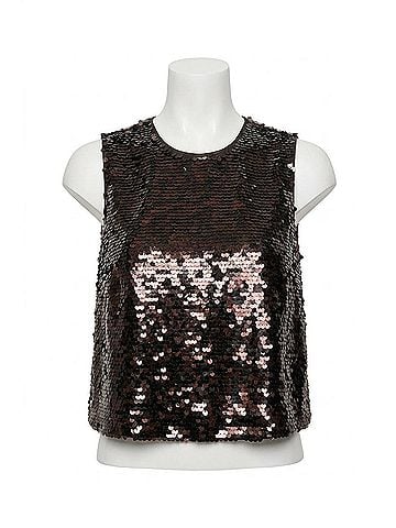 STAUD Seraphina Top in Espresso Black (view 1)