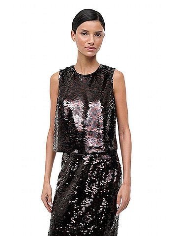 STAUD Seraphina Top in Espresso Black (view 2)