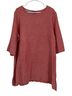bryn WALKER 100% Linen Solid Red Casual Shirts Size L - photo 1