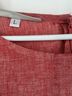 bryn WALKER 100% Linen Solid Red Casual Shirts Size L - photo 8