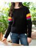 THML Solid Black Bottom Line Pullover in Black Size XS - photo 3