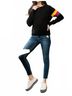 THML Solid Black Bottom Line Pullover in Black Size XS - photo 4