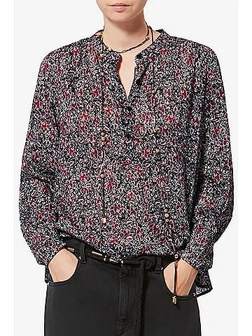 Isabel Marant Maria Top in Crushed Berry (view 2)
