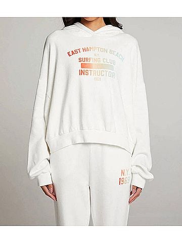 Chaser Hampton Hoodie in White (view 2)