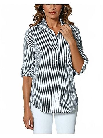 J'envie Semana Button-Down Shirt in Onyx (view 2)