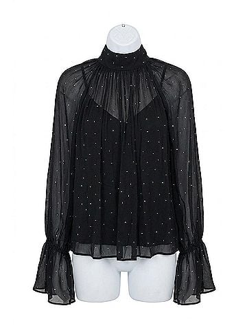 STAUD Roux Top in Black (view 1)