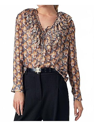 Sundays Rumi Top in Harvest Floral (view 2)